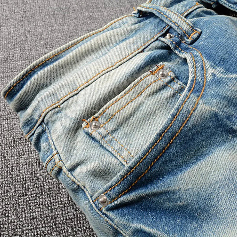 VALIFIED ORANGE STARS SLIM FIT JEANS
