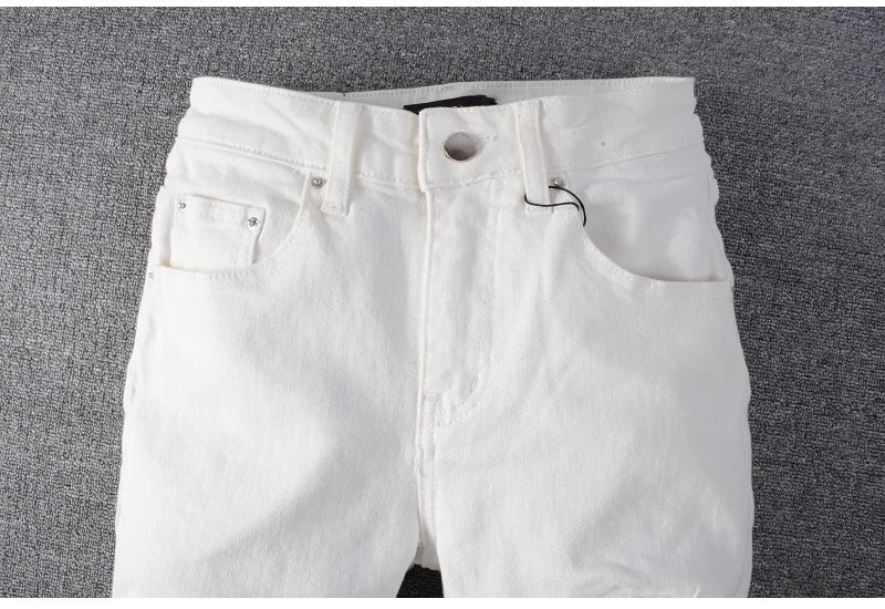 VALIFIED WHITE DIAMONDS SLIM FIT JEANS