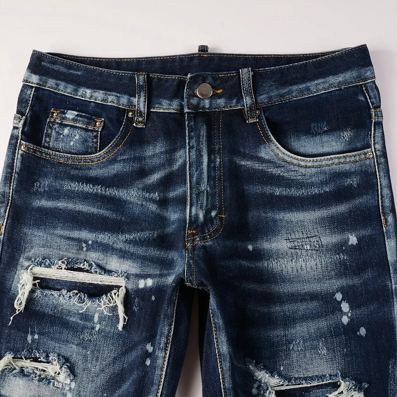 VALIFIED OCEAN RIPPED SLIM FIT JEANS
