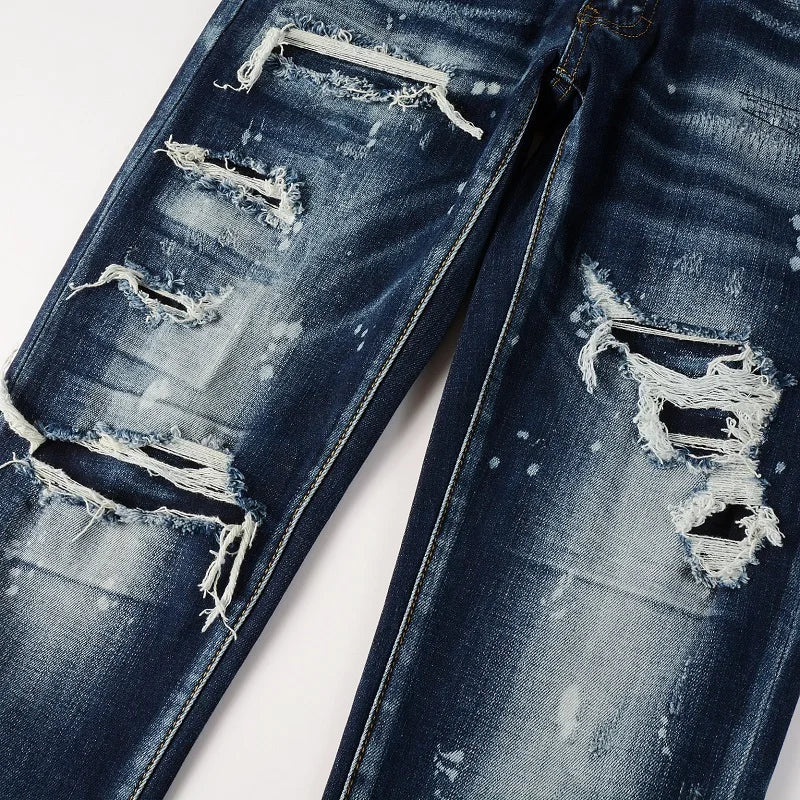 VALIFIED OCEAN RIPPED SLIM FIT JEANS