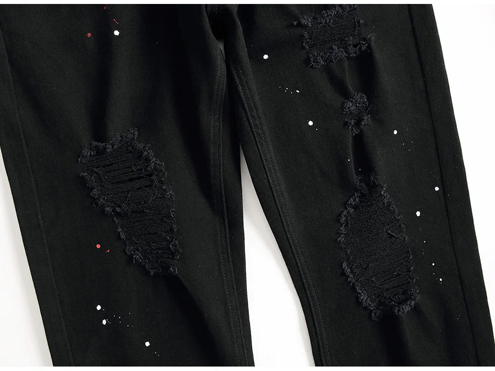 VALIFIED PRICKED NOIR SLIM FIT JEANS
