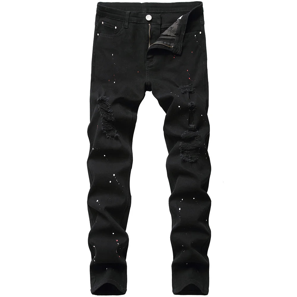 VALIFIED PRICKED NOIR SLIM FIT JEANS