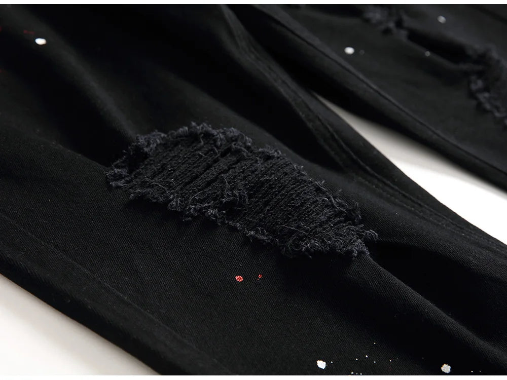 VALIFIED PRICKED NOIR SLIM FIT JEANS