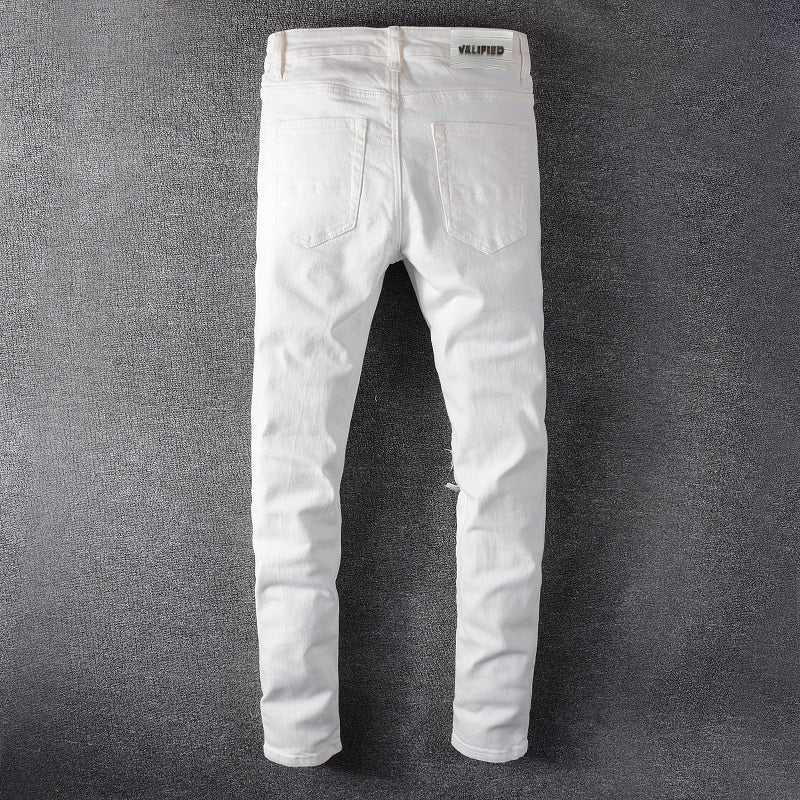VALIFIED WHITE DIAMONDS SLIM FIT JEANS