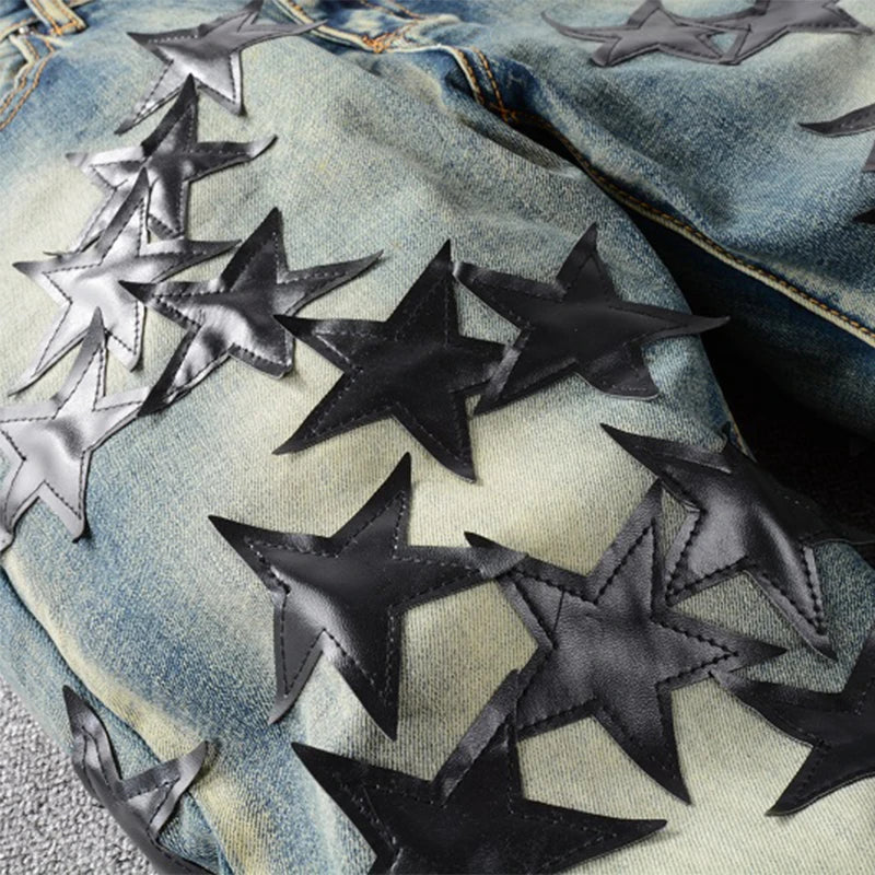 VALIFIED BLACK STARS SLIM FIT JEANS