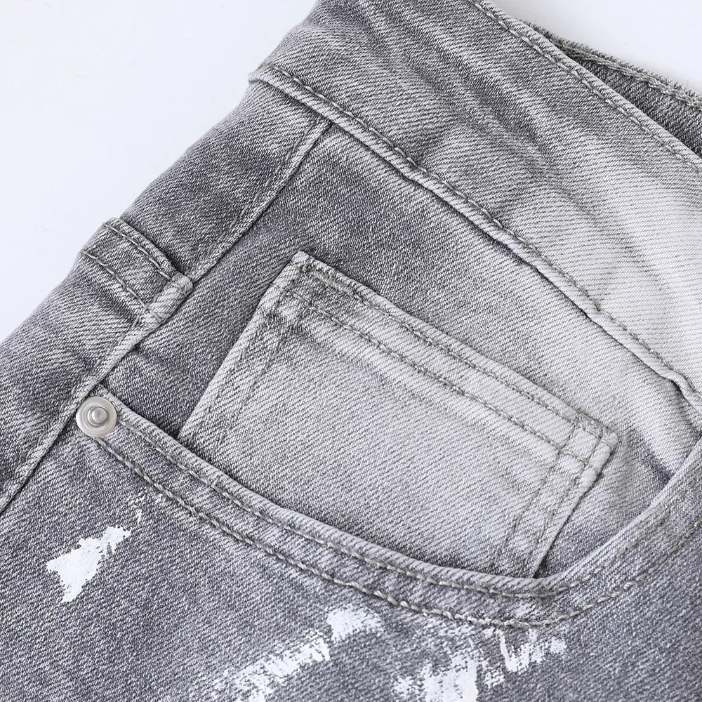 VALIFIED COLOR SPLASH FLARED JEANS