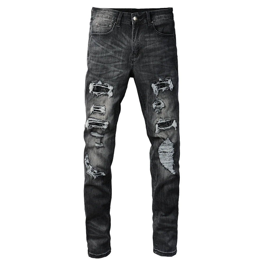VALIFIED BLACK DIAMONDS SLIM FIT JEANS