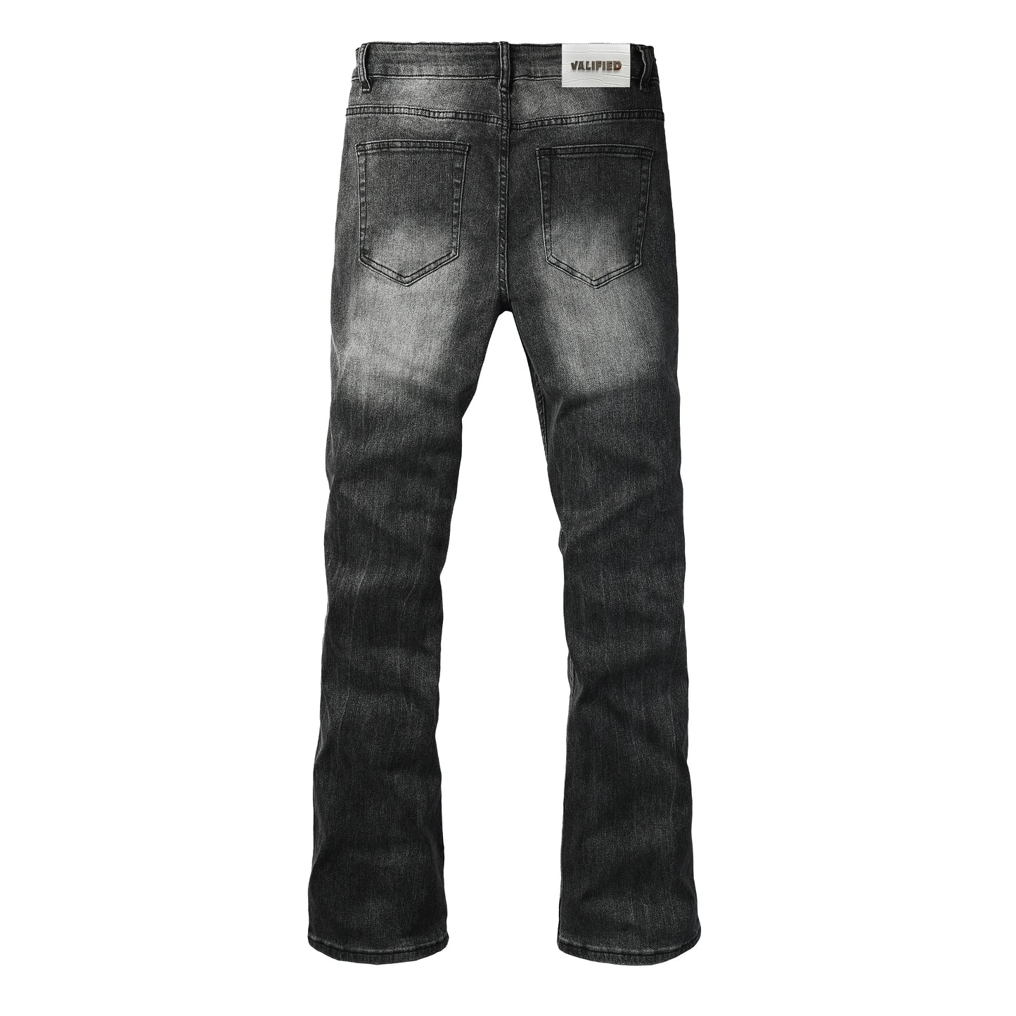 VALIFIED BLACK SIGNATURE FLARED JEANS