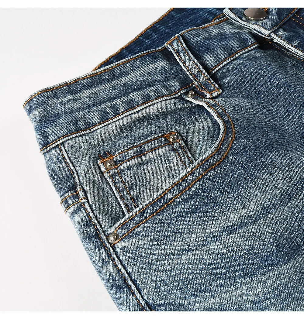 VALIFIED BLUE SIGNATURE FLARED JEANS