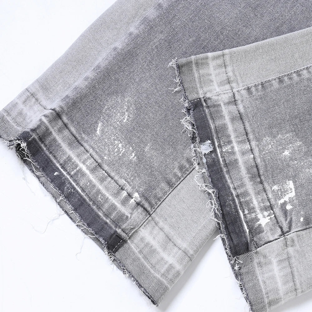 VALIFIED COLOR SPLASH FLARED JEANS