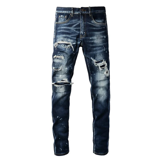 VALIFIED OCEAN RIPPED SLIM FIT JEANS