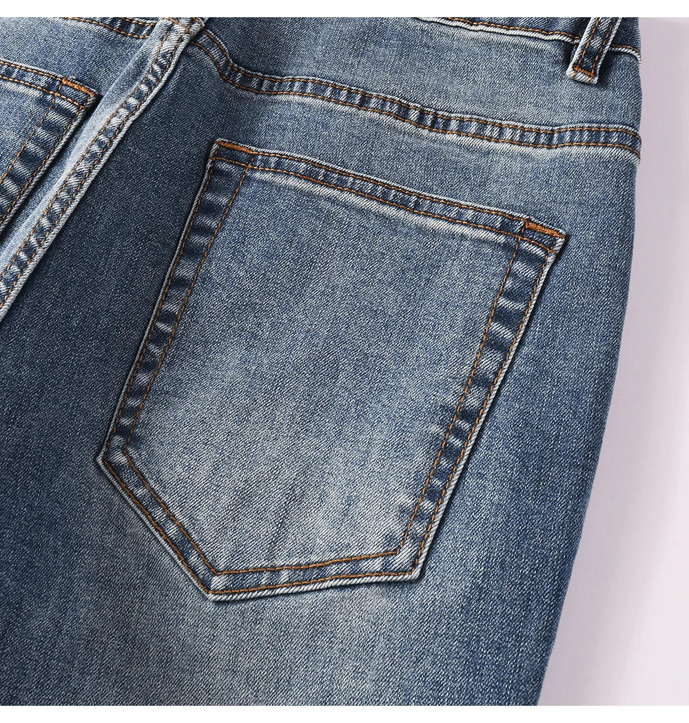 VALIFIED BLUE SIGNATURE FLARED JEANS