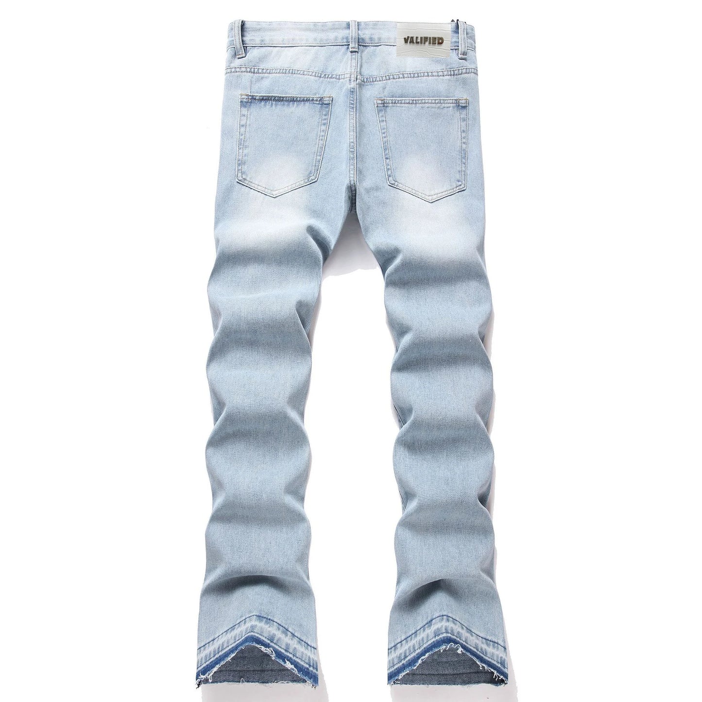 VALIFIED SKYLINE GRAFFITI FLARED JEANS