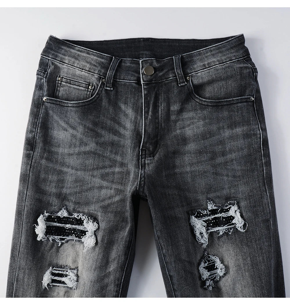 VALIFIED BLACK DIAMONDS SLIM FIT JEANS
