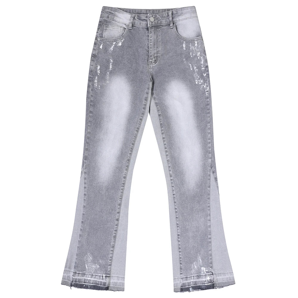 VALIFIED COLOR SPLASH FLARED JEANS