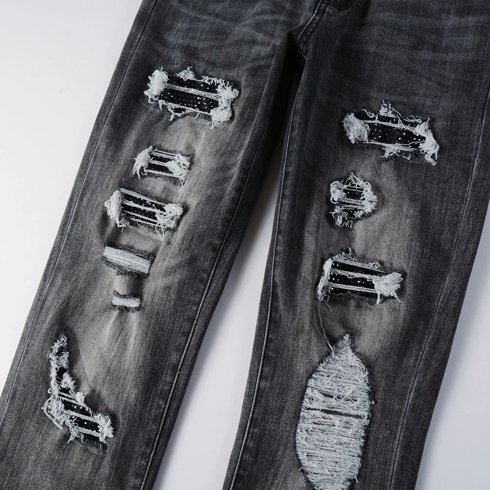 VALIFIED BLACK DIAMONDS SLIM FIT JEANS
